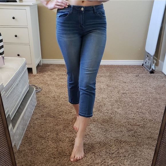 Kensie cropped jeans size 28 - Picture 1 of 4